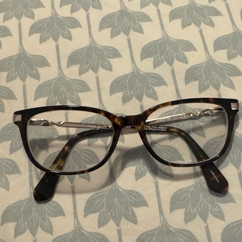Kate Spade Tortoise Shell Cat Eye Glasses